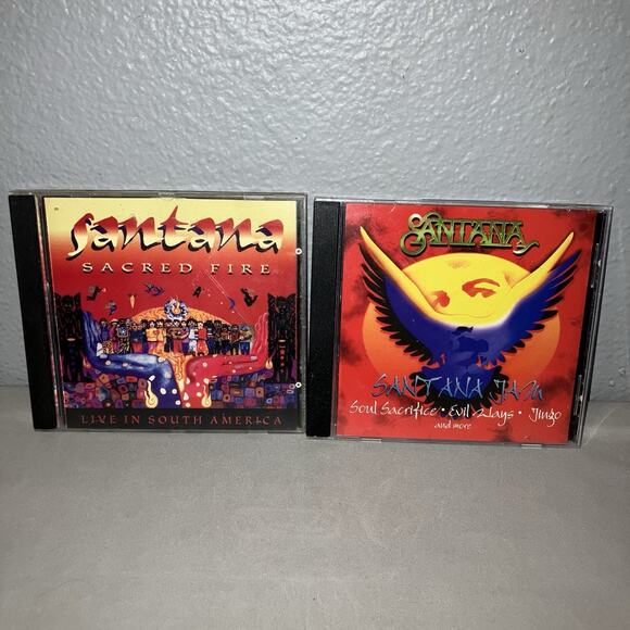 Cd Used Santana Direct Sacred Fire Live in South America / Santana Jam Bundle - Picture 1 of 7
